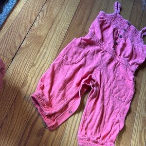 Pink Kids Overalls